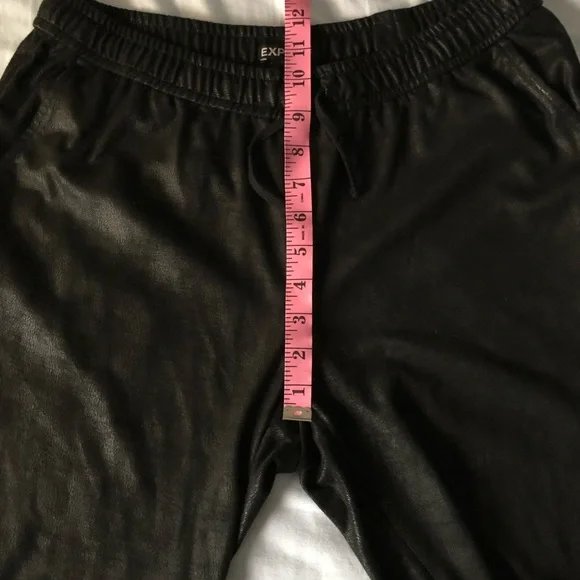 Express Faux Suede Jogger Sweatpants Elastic Waist - Picture 7 of 10